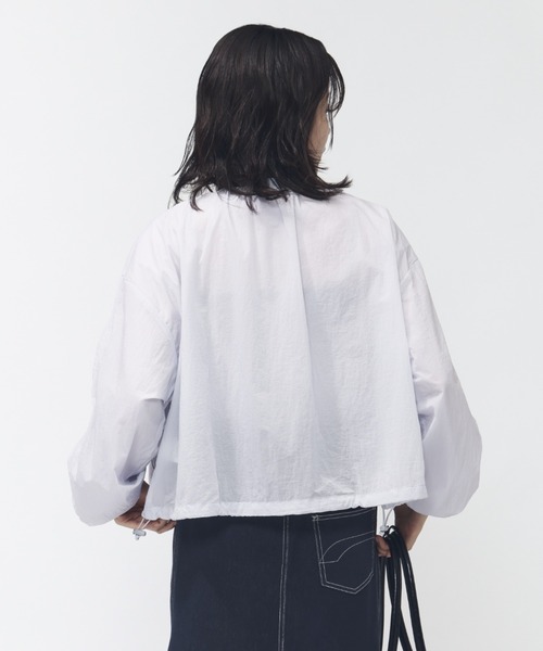 PUMA（プーマ）の「プーマ PUMA CORE HERITAGE パッカブル ウーブン ジャケット_（ナイロンジャケット・レディース・ラベンダー/ブラック・M/L）」の7枚目の写真