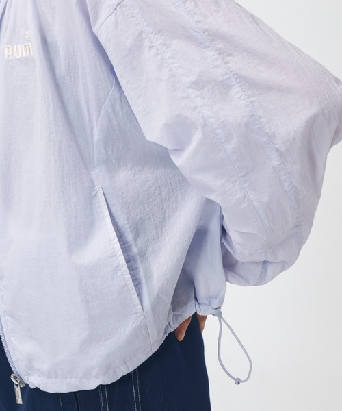 PUMA（プーマ）の「プーマ PUMA CORE HERITAGE パッカブル ウーブン ジャケット_（ナイロンジャケット・レディース・ラベンダー/ブラック・M/L）」の10枚目の写真