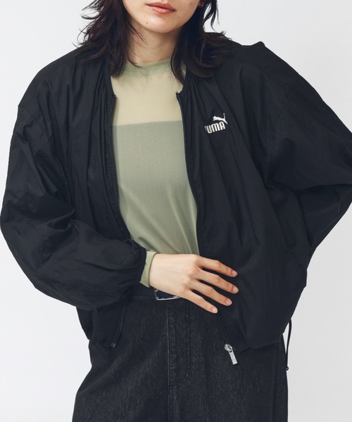 PUMA（プーマ）の「プーマ PUMA CORE HERITAGE パッカブル ウーブン ジャケット_（ナイロンジャケット・レディース・ラベンダー/ブラック・M/L）」の16枚目の写真