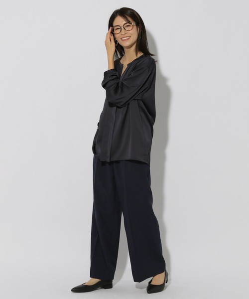 Elura（エルーラ）の「映えラクタックセミワイドパンツ＜低身長サイズあり＞/292395（その他パンツ・レディース・ネイビー/ライトグレー/グレイッシュベージュ・MEDIUM/LARGE）」の21枚目の写真