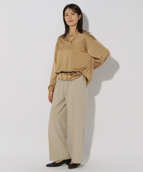 Elura（エルーラ）の「映えラクタックセミワイドパンツ＜低身長サイズあり＞/292395（その他パンツ・レディース・ネイビー/ライトグレー/グレイッシュベージュ・MEDIUM/LARGE）」の15枚目の写真