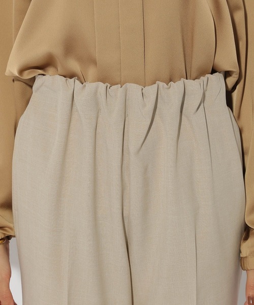 Elura（エルーラ）の「映えラクタックセミワイドパンツ＜低身長サイズあり＞/292395（その他パンツ・レディース・ネイビー/ライトグレー/グレイッシュベージュ・MEDIUM/LARGE）」の9枚目の写真