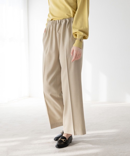 Elura（エルーラ）の「映えラクタックセミワイドパンツ＜低身長サイズあり＞/292395（その他パンツ・レディース・ネイビー/ライトグレー/グレイッシュベージュ・MEDIUM/LARGE）」の20枚目の写真