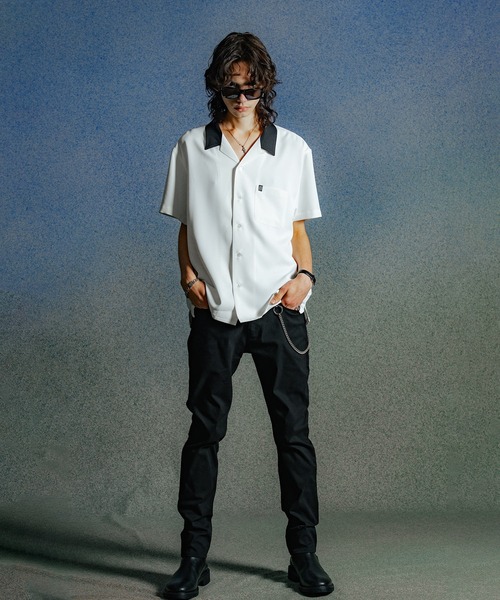 CRIMIE（クライミー）の「SUMMER NIGHT OPEN SHIRT（シャツ/ブラウス・メンズ・ホワイト/ブラック・XXL/XL/L/M/S）」の14枚目の写真