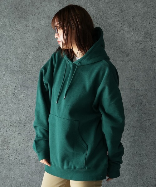 (Never) Acquiesce(ネバーアクイース)の「ヘビーウェイト裏起毛ビックパーカー(Tシャツ/カットソー・メンズ・ダークブルー/杢グレー/ブラウン/ベージュ/ブラック/チャコールグレー/ホワイト/カーキ/グリーン・MEDIUM/LARGE)」の8枚目の写真