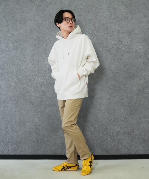 (Never) Acquiesce(ネバーアクイース)の「ヘビーウェイト裏起毛ビックパーカー(Tシャツ/カットソー・メンズ・ダークブルー/杢グレー/ブラウン/ベージュ/ブラック/チャコールグレー/ホワイト/カーキ/グリーン・MEDIUM/LARGE)」の11枚目の写真