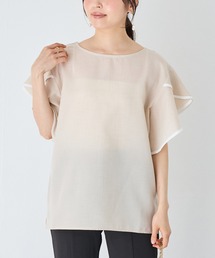 ラッフルスリーブ」に該当するシャツ/ブラウスファッション通販