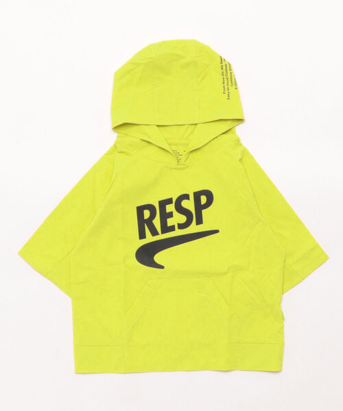 RE/SP（アールイーエスピー）の「RE/SP RE/SP PISTE 70% Hoodie / アールイーエスピー アールイーエスピー ピステ 7分袖パーカー（パーカー・キッズ・ブラック/ライム・1/2/3/4）」の9枚目の写真