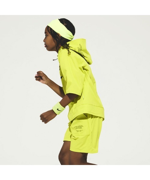 RE/SP（アールイーエスピー）の「RE/SP RE/SP PISTE 70% Hoodie / アールイーエスピー アールイーエスピー ピステ 7分袖パーカー（パーカー・キッズ・ブラック/ライム・1/2/3/4）」の4枚目の写真