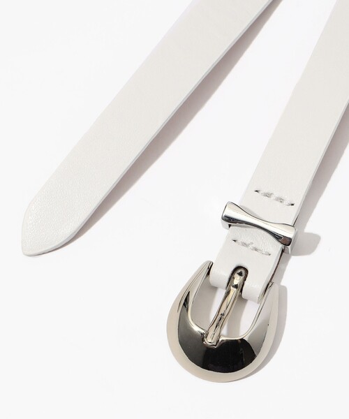 LEFIJE(レフィエ)の「LEFIJE ROUND BUCKLE ベルト(ベルト・レディース・ベージュ・FREE)」の3枚目の写真