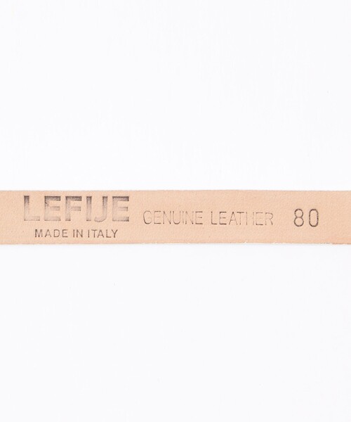 LEFIJE(レフィエ)の「LEFIJE ROUND BUCKLE ベルト(ベルト・レディース・ベージュ・FREE)」の5枚目の写真