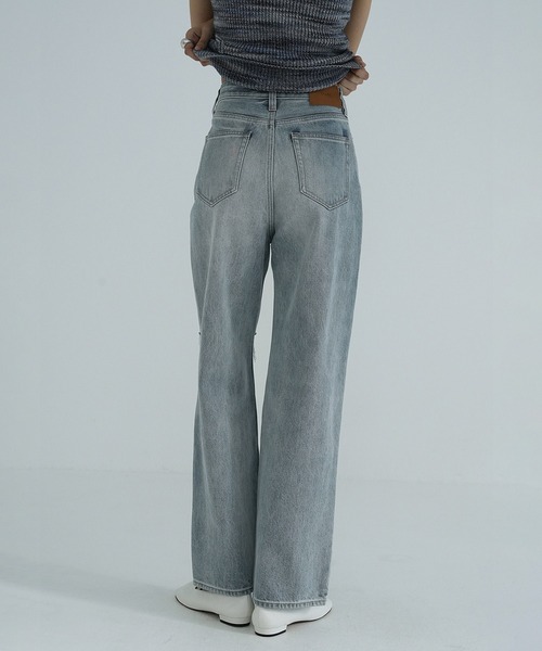 セール】SLASH CUT DENIM PANTS（デニムパンツ）｜CLANE（クラネ）の