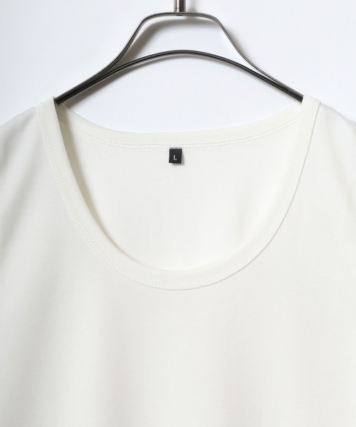 ANPAS（アンパス）の「Dry Ponte Fabric Long Tanktop/ドライポンチ ロングサイズ タンクトップ メンズ レディース（タンクトップ・メンズ・ブラック/カーキ/ブルー/ホワイト/チャコール/ベージュ・M/L/LL）」の7枚目の写真