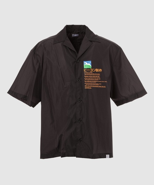 kolor BEACON（カラービーコン）の「25SBM- B03135（シャツ/ブラウス・メンズ・ダークパープル/ブラウン系その他/ブラック・2/3）」の3枚目の写真