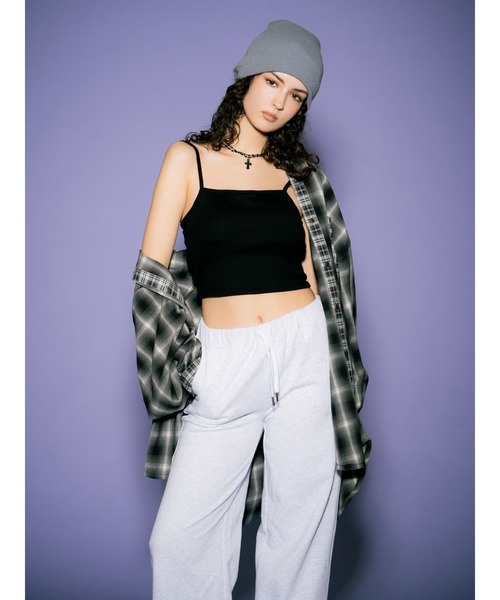 EGOIST(エゴイスト)の「2パターンチェックオーバーシャツ(シャツ/ブラウス・レディース・ブラック/ベージュ・FREE)」の20枚目の写真