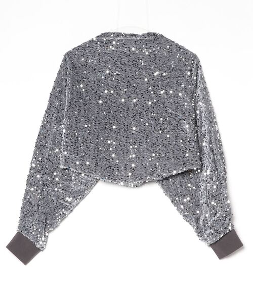 ROSE BUD（ローズバッド）の「(CREOLME)スパンコールボレロ（カーディガン/ボレロ・レディース・シルバー・ONE SIZE）」の10枚目の写真