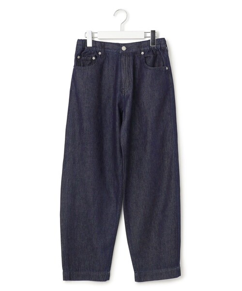 J.PRESS YORK STREET(ジェイプレスヨークストリート)の「【WOMEN】ソフトワイドデニム パンツ(デニムパンツ・レディース・ネイビー系/ダルブルー系・SMALL/MEDIUM/LARGE)」の6枚目の写真