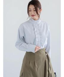 Te chichi | メタルボタンスタンドフリルブラウス《2025spring catalog item》(シャツ/ブラウス)