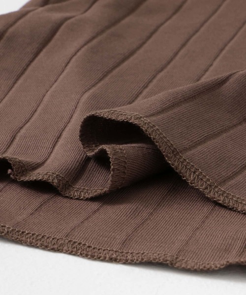 ITEMS URBANRESEARCH（アイテムズ アーバンリサーチ）の「クールコットンリブタンクトップ（タンクトップ・レディース・ブラウン/ホワイト/ライトベージュ/ブラック・FREE）」の11枚目の写真