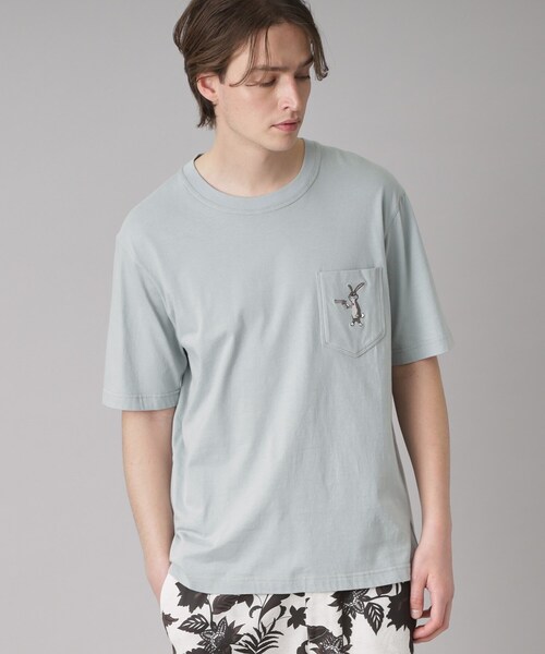 DRESSTERIOR(ドレステリア)の「【接触冷感/UVカット】BACK BREEZE TECH ラビットポケTシャツ(Tシャツ/カットソー・メンズ・ホワイト/グレー/グリーン系/ブラック・92/94/91/90)」の16枚目の写真