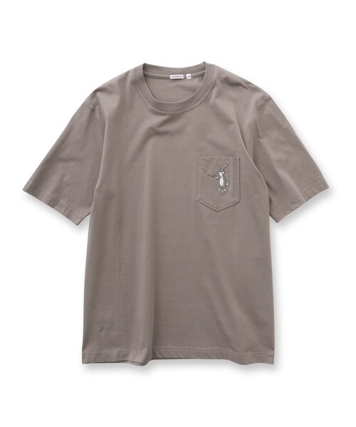 DRESSTERIOR(ドレステリア)の「【接触冷感/UVカット】BACK BREEZE TECH ラビットポケTシャツ(Tシャツ/カットソー・メンズ・ホワイト/グレー/グリーン系/ブラック・92/94/91/90)」の7枚目の写真