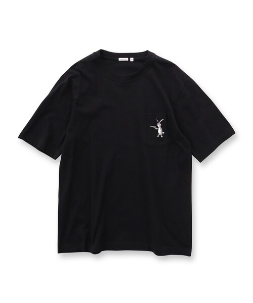 DRESSTERIOR(ドレステリア)の「【接触冷感/UVカット】BACK BREEZE TECH ラビットポケTシャツ(Tシャツ/カットソー・メンズ・ホワイト/グレー/グリーン系/ブラック・92/94/91/90)」の6枚目の写真