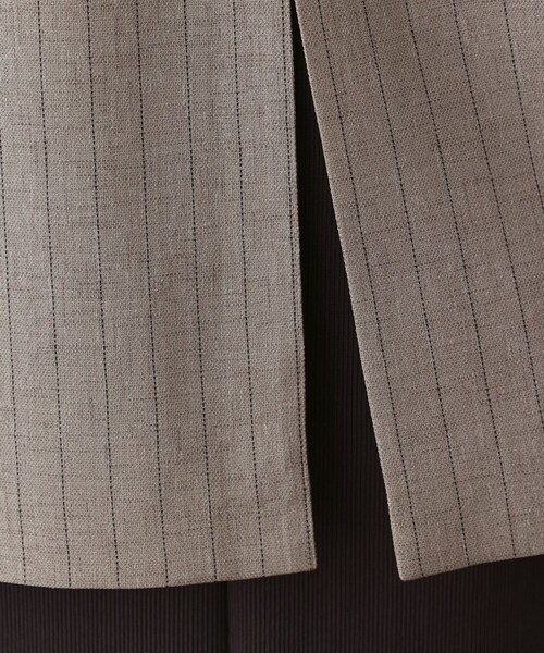 Diagram（ダイアグラム）の「ストライプノーカラージレ（ベスト・レディース・ベージュ/ネイビー・36/38）」の16枚目の写真