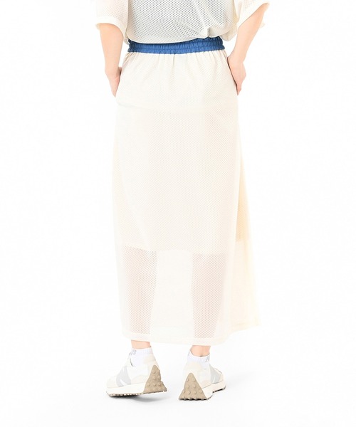 NEW BALANCE（ニューバランス）の「メッシュコンビネーションスカート（スカート・レディース・クリアグリーン/ブラック/オフホワイト・SMALL/X-LARGE/LARGE/MEDIUM）」の5枚目の写真