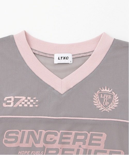 LOVETOXIC（ラブトキシック）の「【LTXC】インナーツキメッシュT（アンサンブル・キッズ・オフホワイト/グレー/ブラック/ネイビー・S:140cm/M:150cm/L:160cm）」の18枚目の写真