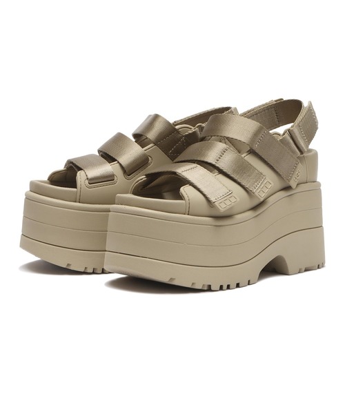 UGG GOLDENRISE サンダル 24 ベージュ UGG GOLDENRISE アグ ゴールデンライズ サンダル（サンダル