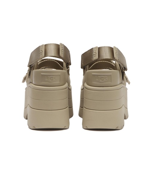 UGG GOLDENRISE サンダル 24 ベージュ UGG アグ サンダル ストラップサンダル ゴールデンライズ