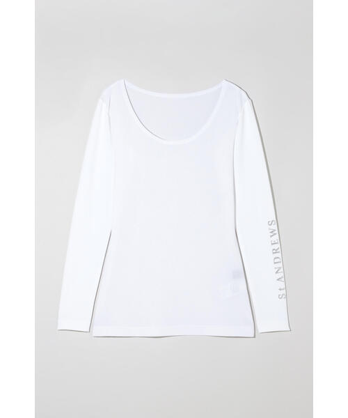 St ANDREWS(セントアンドリュース)の「【St ANDREWS】ツインコットUV×SUNPROFITメッシュ長袖Uネックカットソー (WOMENS)(Tシャツ/カットソー・レディース・ブラック/ホワイト・S/M)」の12枚目の写真