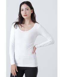 St ANDREWS（セントアンドリュース）の「【St ANDREWS】ツインコットUV×SUNPROFITメッシュ長袖Uネックカットソー (WOMENS)（Tシャツ/カットソー）」