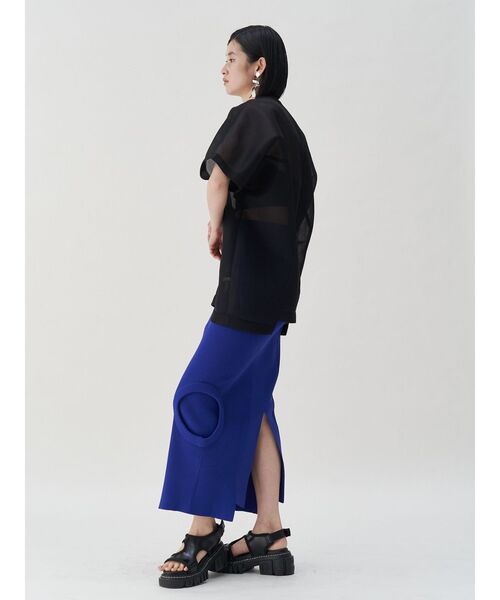 UN3D. トップス UN3D. - RIB COMBI SHORT TOP / リブコンビショートトップ