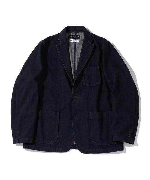 SHIPS（シップス）の「Southwick: Gate Label デニム イージー ブレザー（テーラードジャケット・メンズ・ネイビー/ライトブルー・SMALL/LARGE/MEDIUM/X-LARGE）」の14枚目の写真