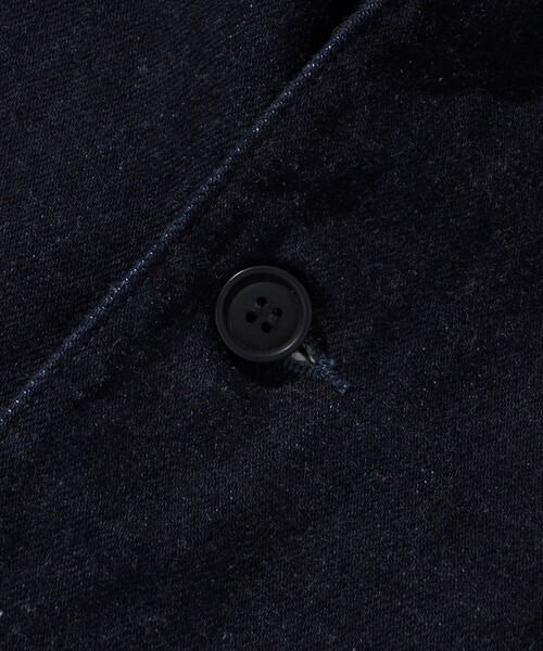 SHIPS（シップス）の「Southwick: Gate Label デニム イージー ブレザー（テーラードジャケット・メンズ・ネイビー/ライトブルー・SMALL/LARGE/MEDIUM/X-LARGE）」の10枚目の写真