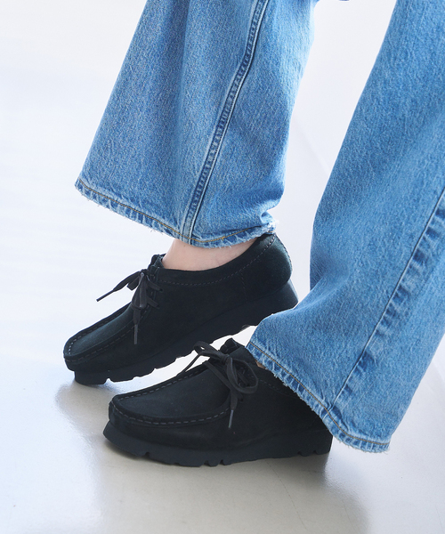 Clarks(クラークス)の「CLARKS/クラークス Wallabee GTX(その他シューズ・レディース・ブラック・24.5cm/24cm/23.5cm/23cm)」の5枚目の写真