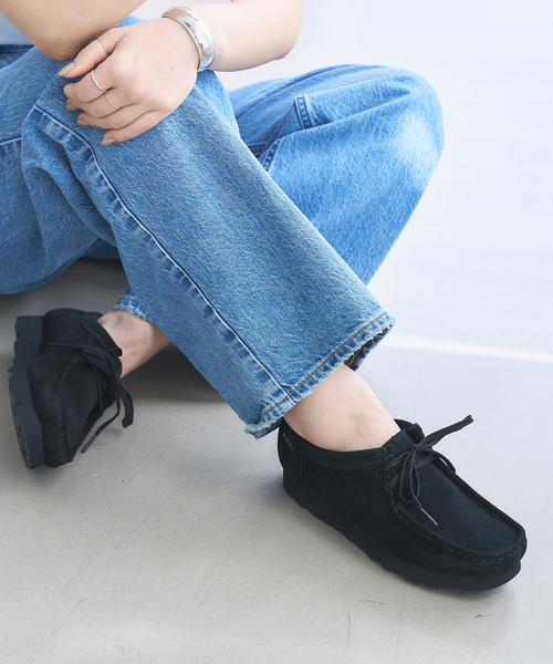 Clarks(クラークス)の「CLARKS/クラークス Wallabee GTX(その他シューズ・レディース・ブラック・24.5cm/24cm/23.5cm/23cm)」の6枚目の写真