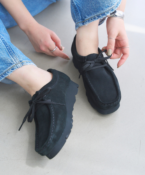Clarks(クラークス)の「CLARKS/クラークス Wallabee GTX(その他シューズ・レディース・ブラック・24.5cm/24cm/23.5cm/23cm)」の7枚目の写真