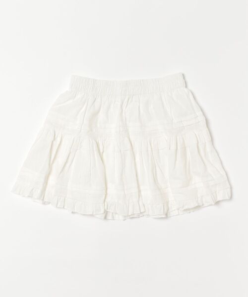 GORGE（ゴージ）の「《ふんわりフリル×ドビーコットン》レディース ミニスカパン 美脚見え 春夏秋（スカート・レディース・オフホワイト/ブラック・F）」の19枚目の写真