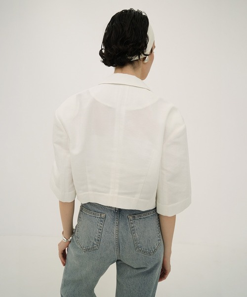 CLANE クラネ DAD CROPPED TAILORED JACKET セール】DAD CROPPED TAILORED JACKET（テーラードジャケット