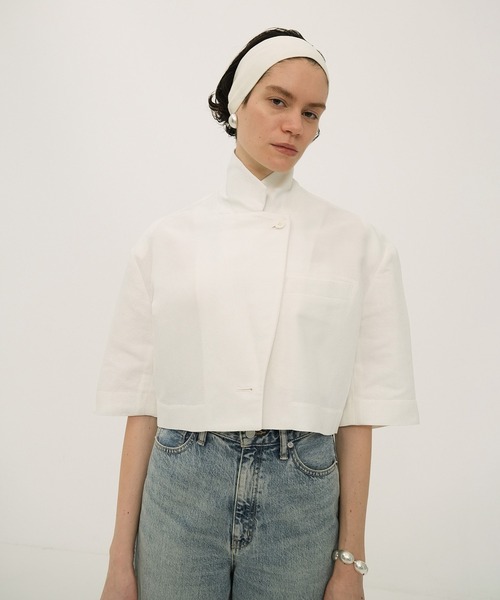 CLANE 新品未使用DAD CROPPED TAILORED JACKET CLANE 新品未使用DAD CROPPED TAILORED JACKET - メルカリ