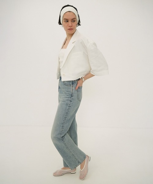 ジャケット・アウター CLANE DAD CROPPED TAILORED JACKET セール】DAD CROPPED TAILORED JACKET（テーラードジャケット