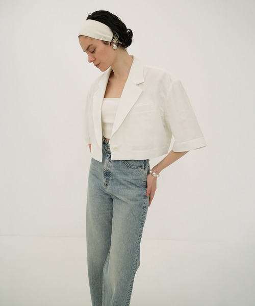 CLANE クラネ DAD CROPPED TAILORED JACKET セール】DAD CROPPED TAILORED JACKET（テーラードジャケット