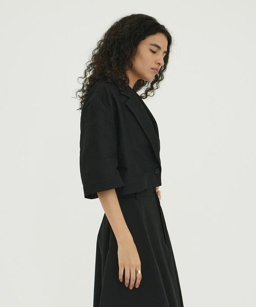 DAD CROPPED TAILORED JACKET（テーラードジャケット）｜CLANE