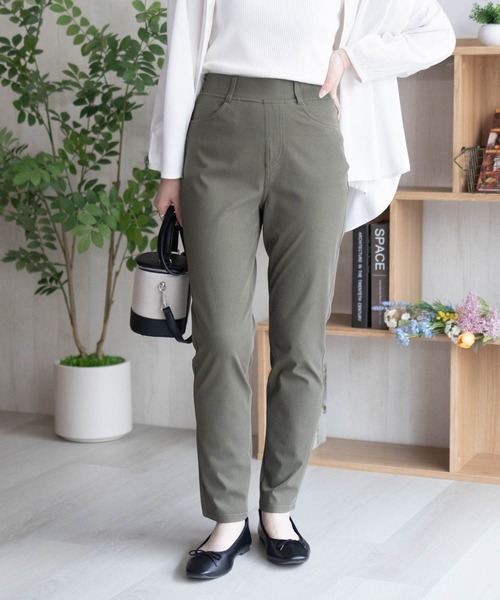 NAVY(ネイビー)の「nAvy SARARI フローズン ストレートパンツ 冷感、【ドライ UVカット ストレッチ】(その他パンツ・レディース・ブラウン/ブルー系/ネイビー系/ブラック/グレー/オリーブ・S/M/L)」の8枚目の写真