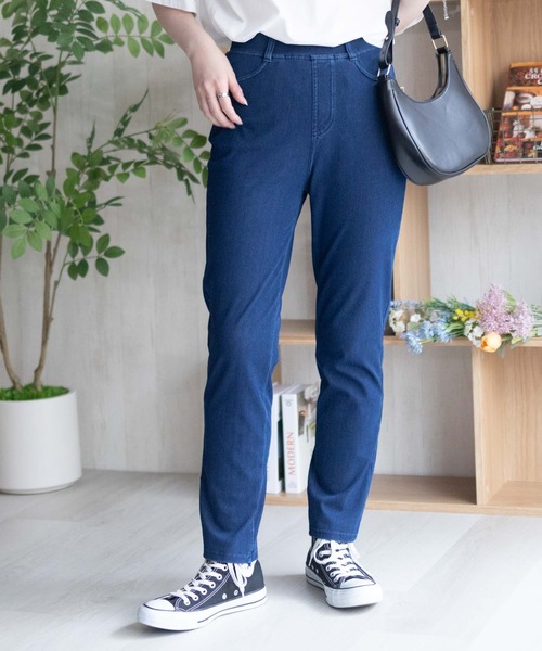NAVY(ネイビー)の「nAvy SARARI フローズン ストレートパンツ 冷感、【ドライ UVカット ストレッチ】(その他パンツ・レディース・ブラウン/ブルー系/ネイビー系/ブラック/グレー/オリーブ・S/M/L)」の9枚目の写真