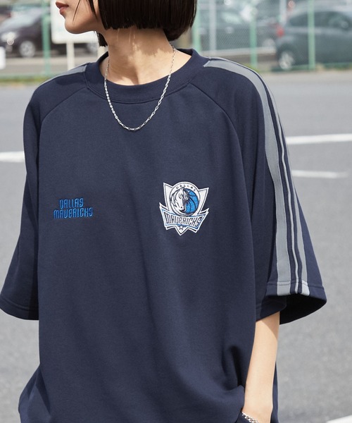 NBA/エヌビーエー 別注 セットアップ チームロゴ刺繍 サイドライン