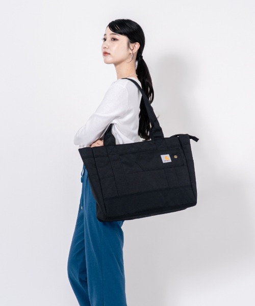 Carhartt(カーハート)の「【CARHARTT】トートバッグ Horizontal Zip Tote(トートバッグ・メンズ・ブラック/ブラウン・FREE)」の12枚目の写真