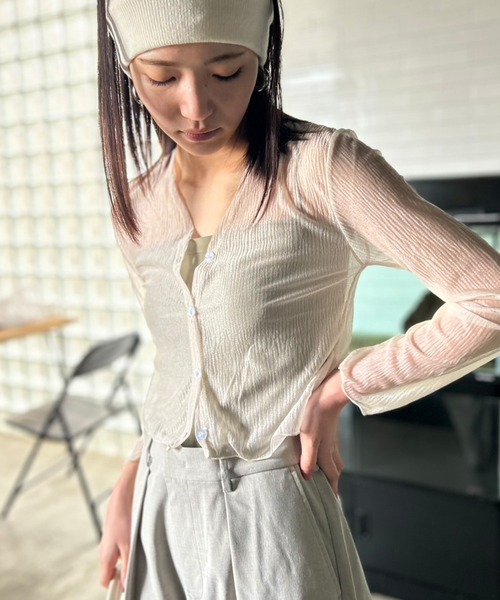 Kotoe（コトエ）の「キャミソール ブラトップ カップ付き（キャミソール・レディース・ブラック/カーキ/グレー/ホワイト/ピンク・FREE）」の19枚目の写真